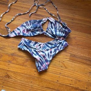 Extra smalls, SKatie swimsuit, tie-dye